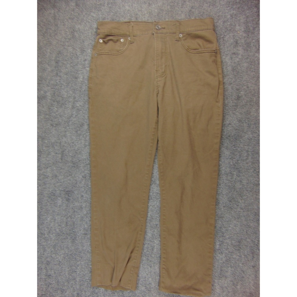 Lucky Brand Pants Mens 32x32 Chino Brown Solid Straight Leg Casual Workwear